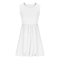 thumbnail image 5 of Miluxas Girls Summer Dress Short Sleeve Casual T Shirt Dresses Flowy Beach Sundresses White 13-14 Years, 5 of 6