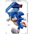 thumbnail image 3 of Sonic The Hedgehog 3 - Sonic Feature Series Wall Poster with Push Pins, 14.725" x 22.375", 3 of 4