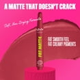 thumbnail image 3 of NYX Professional Makeup Fat Matte Lipstick, Smooth Color Long Lasting Lipstick, Plushin Plum, 0.07 oz, 3 of 12