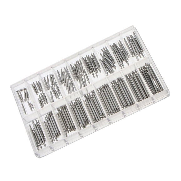 180pcs / -25mm Reloj Spring Bars Pins Acero Inoxidable Reemplazo Pin Bar - 1.5 mm 1.5mm
