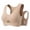 #01 Beige 【Mix, Match & Rotate: Stock Up on Daily Colors】, variant on Womens Plus Wireless Bra, Full Coverage Sports Bra with Wide Straps, Back Cutout & Racerback Design, Fitness Jogging Wear | VerBelle,Beige L