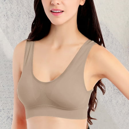 

Yubatuo Lingerie for Women Woman Sexy Sports Bra Without Steel Rings Sexy Yoga Vest Lingerie Underwear