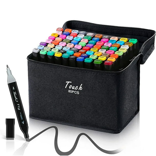 Marcadores Doble Punta Shendy Vendy Plumones Punta Pincel Touch 80 Colors
