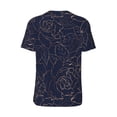thumbnail image 3 of Balery Copper-Gold Gloss Outline Navy Dark Blue Baseball Jersey for Men Casual Button Down Shirts Short Sleeve Active Team Sports Uniform-X-Large, 3 of 9