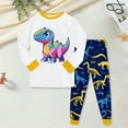 thumbnail image 2 of Hessimy Toddler Boys Girls Spring 2Pcs Solid Long Sleeve Sweatshirt Tops Soft Casual Pants Sweatsuit, Spring Solid Sweat,3M-12T(Yellow,8-9 Years), 2 of 5