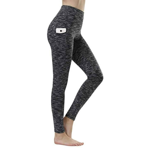 AMaVo Avamo Womens Straight Leg Yoga Pants with Side Pockets High