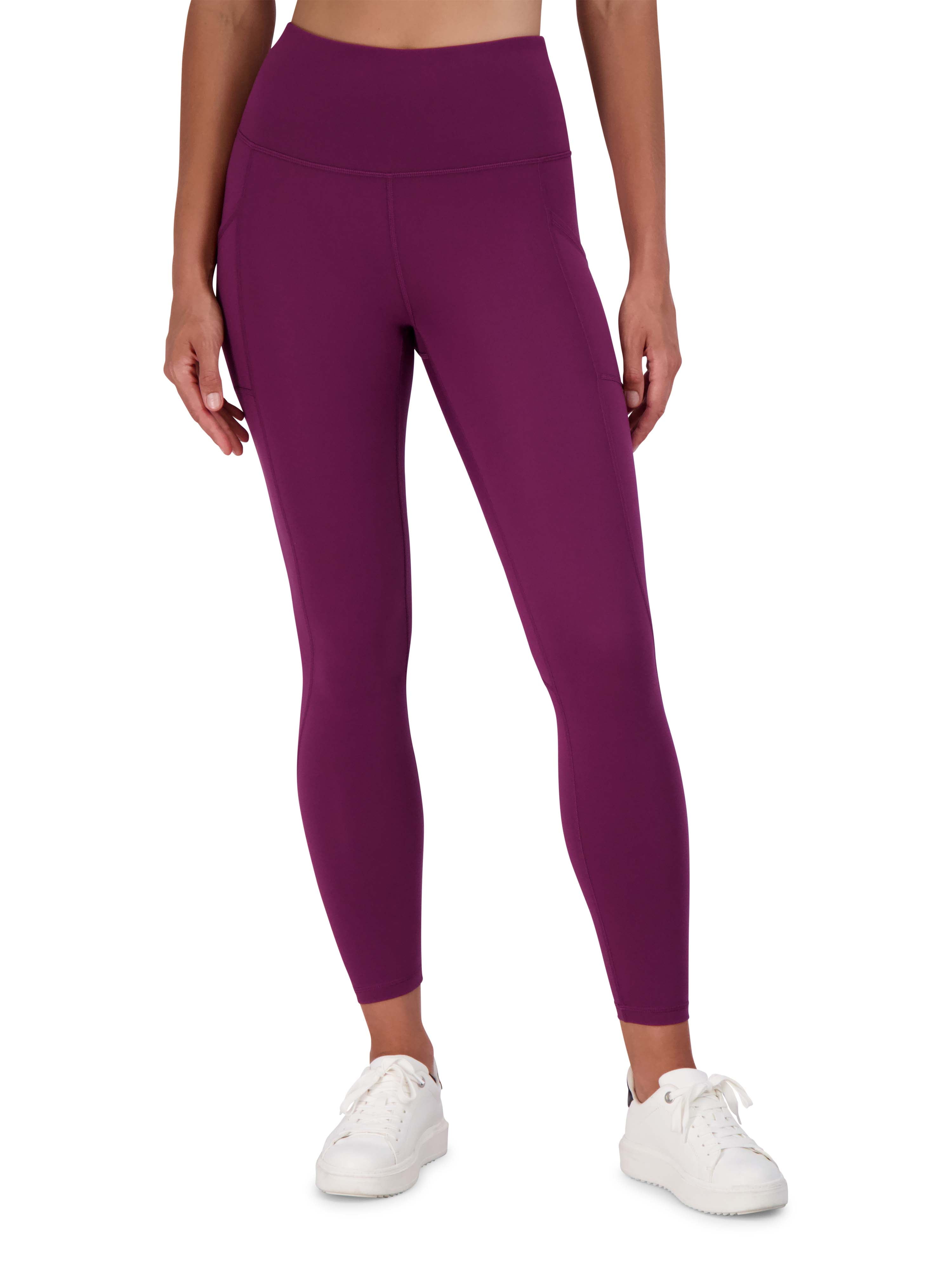 Reebok Women's Everyday Highrise 7/8 Legging with 25" Inseam and Side Pockets