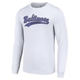 thumbnail image 2 of Men's Starter White Baltimore Ravens Tailsweep Long Sleeve T-Shirt, 2 of 3
