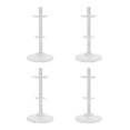 thumbnail image 2 of White Plastic Doll Stand for Displaying Dolls Easy to Use Ideal Gift Convenient Storage 4 Sets, 2 of 4