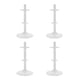 thumbnail image 2 of White Plastic Doll Stand for Displaying Dolls Easy to Use Ideal Gift Convenient Storage 4 Sets, 2 of 4
