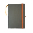 thumbnail image 2 of ImpecGear Classic Notebook/ Writing Journal 5.5 x 8.25 Gray Orange FREE PEN (PACK OF 5, Gray/Orange), 2 of 16