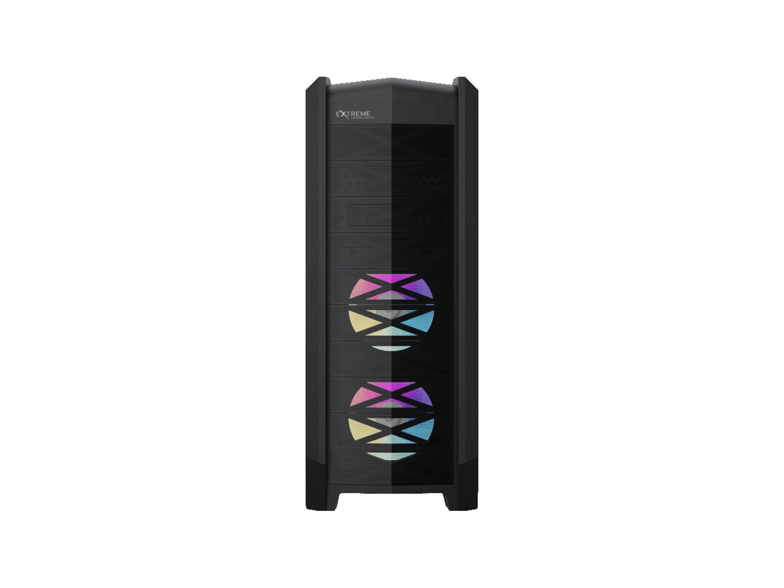 GAMEMAX Dragon knight 2 Black USB3.0/Type C ATX Gaming Full Tower Computer Case w/5 x ARGB Fans (Pre-Installed). Support 4090 GPU and 360mm AIO