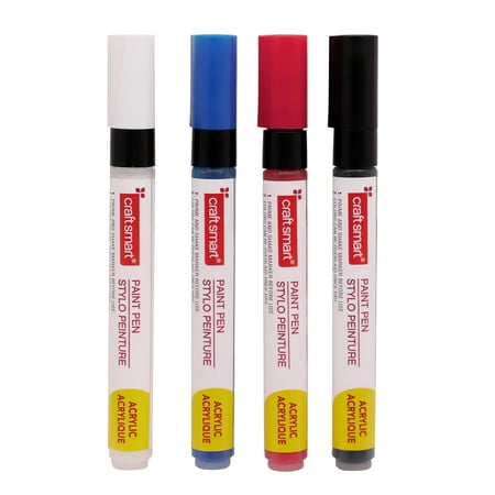UPC: 0191518388701 | 4mm Permanent Paint Pens Basic Set by Craft Smart®