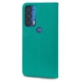 thumbnail image 6 of for Motorola Moto G31 / G41 Wallet Case with Kickstand Card Slots Magnetic Cover, Premium PU leather Flip Folio Case with Wrist Strap for Motorola Moto G31 / G41 6.4 Inch,Green, 6 of 7