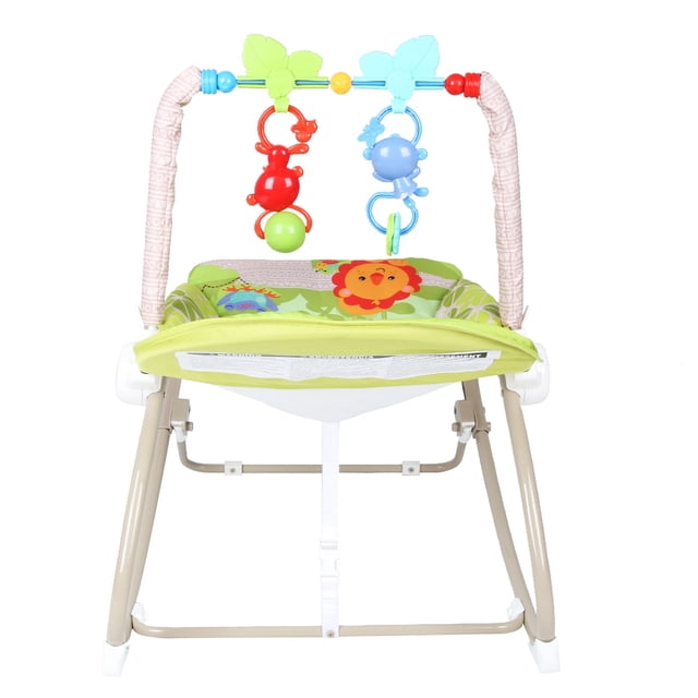 Silla Desmontable de la Cuna de la Cuna del Bebé Suave Con dos Juguetes