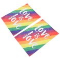 thumbnail image 2 of 2pcs LGBT Hanging Flag Ornament Outdoor Decorative Decorative Garden Flag Decor HOMEMAXS 14027303-MX, 2 of 6