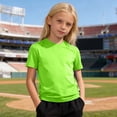 thumbnail image 5 of T-shirt Garçon Col Rond Chemise Habillée Garçon Manches Courtes Hauts d'Été Fille Shorts de Basketball Garçon 4T, 5 of 5