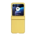thumbnail image 2 of Motorola Razr 40 ultra Case with Hinge Protection, Liquid Silicone Protective Slim Cover Protective Body (PC) with Hinge Protector (TPU), Compatible with Motorola Razr 40 ultra,Yellow, 2 of 7