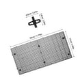 thumbnail image 2 of KALLORY Aquarium Screen Cover Fish Tank Isolation Lid Black Pc for Indoor Use 4Pcs, 2 of 6