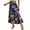 Multicolor A1, variant on Hrsba High Waisted Skirts for Women Trendy Chiffon Print Skirt Women's Skirts Soft Lightweight Street Style Wear