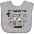 thumbnail image 3 of Inktastic My Big Sister Graduated and I'm Super Proud Boys or Girls Baby Bib, 3 of 4