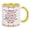 Yellow, variant on Personalized Mug with Custom Name, Unique Best Friend Gifts for Women, Wife, Soulmate, Her, Long Distance Friendship, Double Sided Ceramic Coffee Cup for Christmas, Birthday