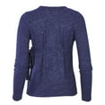 thumbnail image 4 of Boxercraft BW1301 Women's Cuddle Soft Wrap Top-Navy Heather-XXS, 4 of 4