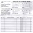12 Check registers for Personal Checkbook Checkbook Ledger