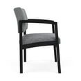 thumbnail image 4 of Lenox Steel Reception Waiting Oversize Guest Chair / Black Steel / Gray, 4 of 5