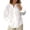 White, variant on Summer Lightweight Linen Shirts for Women Long Sleeve Button down Shirt Solid Color Relaxed Fit Drop Sleeved Casual Tops Spring Summer Vacation Travel Blouses White S
