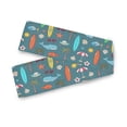 thumbnail image 7 of Yayeee Table Runner 90 inches Long for Home Kitchen Rectangle Dining Table Holiday Party Decoration, Cartoon Beach Pattern, 7 of 7