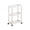 Blanc, variante sur Birdeem Chariot Roulant Étroit à 3 Niveaux, Organisateur Utilitaire Mince avec Roues et Crochets pour Cuisine, Dortoir, Salle de Bain