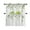 Light Green, variant on HonorHut Floral Kitchen Curtains Sets 2 Tiers Light Filtering Pocket Valances Decorative Leaf Printing Drapes Curtain Valance and Tier Set Light Green