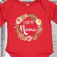 thumbnail image 4 of Inktastic I Love My Nana- Flower Circle Boys or Girls Long Sleeve Baby Bodysuit, 4 of 5