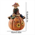 thumbnail image 4 of Calabazas Artificiales Decorativas Esculturas Multiusos Decoración del Hogar Calabazas Decorativas Decoración Única para el Hogar, 4 of 10