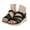 Black, variant on Orthopedic Sandals for Women Open Toe Soft Sole Wedges Casual Walking Shoes