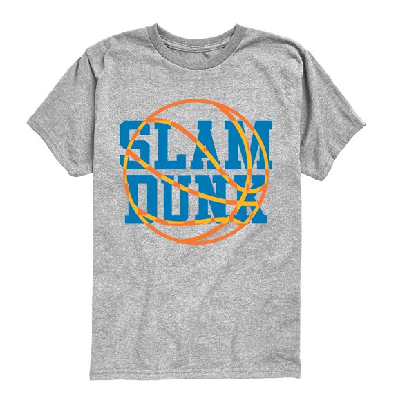Instant Message - Slam Dunk Basketball Short Sleeve Graphic T-Shirt