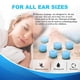 thumbnail image 5 of Tapones Para Los Oídos De Silicona Tapones Para Los Oídos Con Cancelación De Ruido Tapones Para Los Oídos Impermeables Reutilizables Para Dormir,12 Uds qarigey OD016670-01, 5 of 6