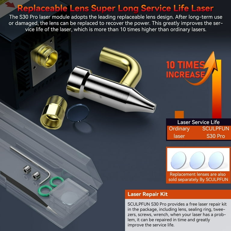 SCULPFUN S30 Ultra 11W Laser Engraver