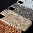 thumbnail image 6 of Diamond Platinum Collection Hybrid Bumper Case With Electroplated Frame For Iphone 12 6.1 12 Pro 6.1 - Silver, 6 of 8