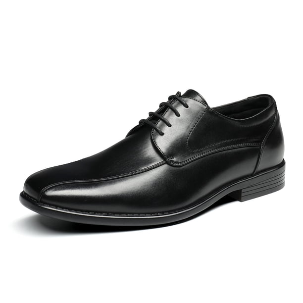Zapatos de Vestir Formales de Hombre Bruno Marc Oxford con Cordones en Negro
