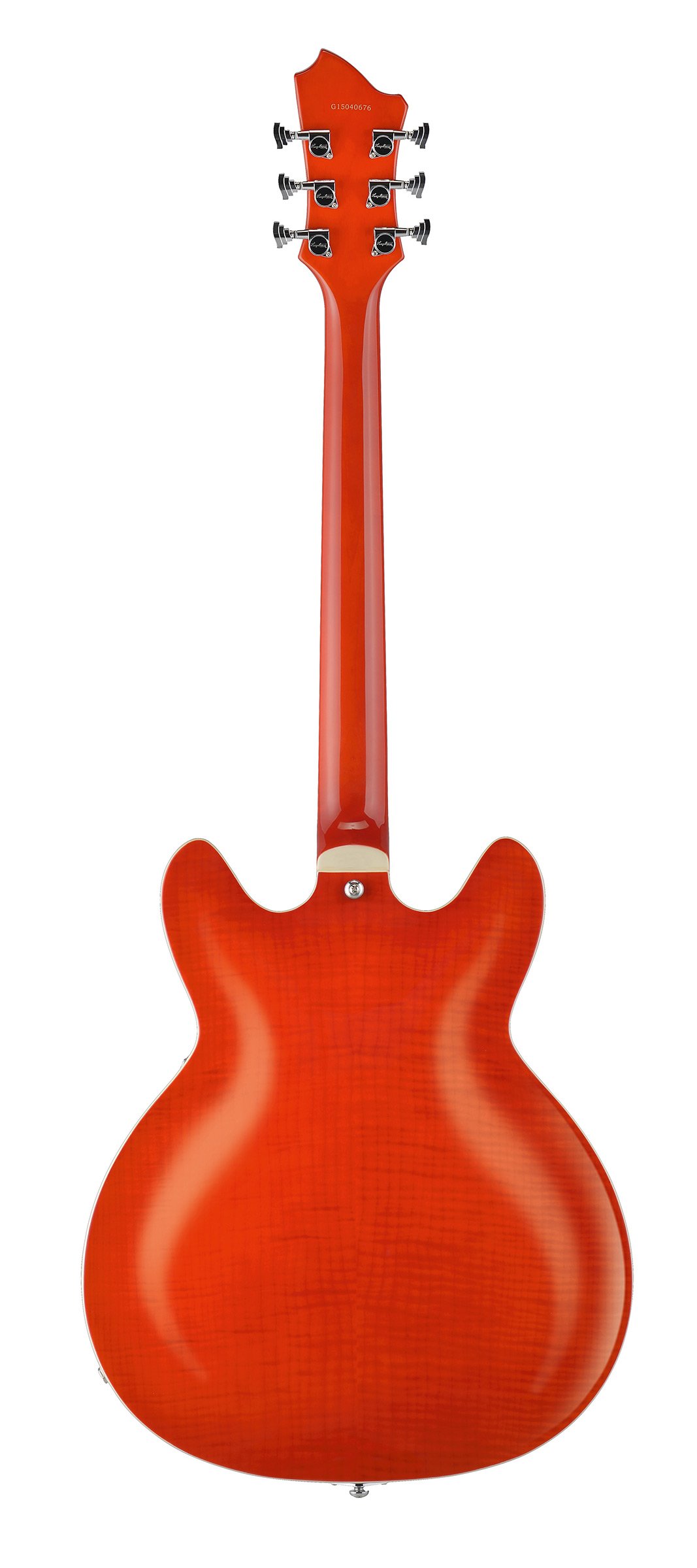 Hagstrom Super Viking Flame Maple Electric Guitar Mandarin