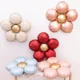 thumbnail image 4 of Globos de aluminio con forma de flor mate para fiesta de bodas, primer cumpleaños, suministros para baby shower de niño y niña, globos de juguete, 4 of 5
