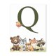 thumbnail image 3 of Impresiones de guardería de bosque, animales del bosque, ciervo, conejo, oso, zorro, arte de pared personalizado, pintura en lienzo, póster, imágenes de pared, decoración de habitación de niños, 3 of 5