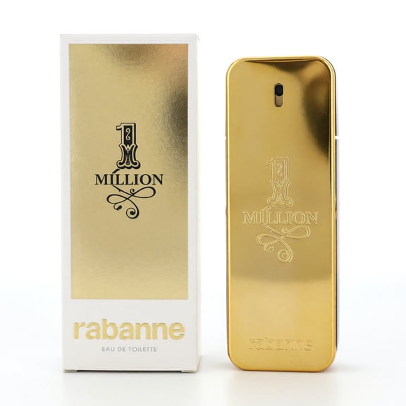 Paco Rabanne 1 Million Eau De Toilette, Cologne for Men, 3.4 oz