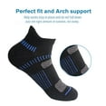 thumbnail image 5 of G&Y Women's Athletic Ankle Socks (10 Pairs), Black&White, 6-8, 5 of 7