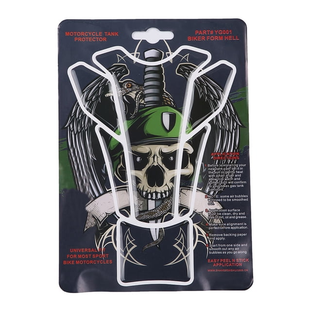 Almohadilla Universal para tanque de combustible y gasolina de motocicleta, pegatinas, Protector, almohadilla de tracción para tanque