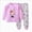 C1---Hot Pink, variant on 18-24 Months Girls Long Sleeve Pajama Set Toddler Baby Girl Fall Winter Clothes 2T 3T 4T 5T Outfits Long Sleeve Knitted Cotton Tops Pants Clothes Set Toddler Gift 3 6 12 18 24 Months,Red