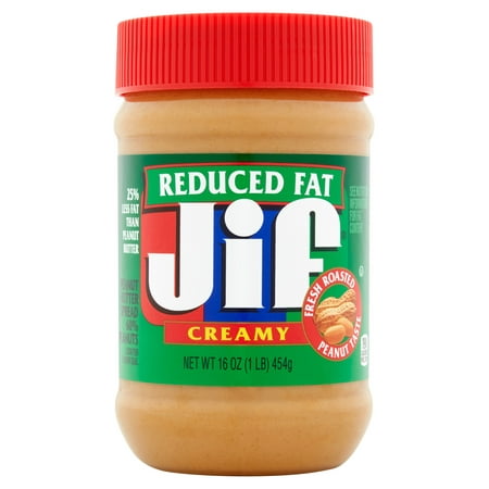 Jif Reduced Fat Creamy Peanut Butter, 16 oz (Best Way To Reduce Face Fat)