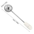 thumbnail image 2 of 5.5'' Long Handle Twisting Tea Ball Strainer,Stainless Steel Mesh Twisting Tea Ball Infuser,Reusable Stainless Steel Loose Leaf Tea Steeper,easy clean,for coffee and tea lovers(White Handle), 2 of 2